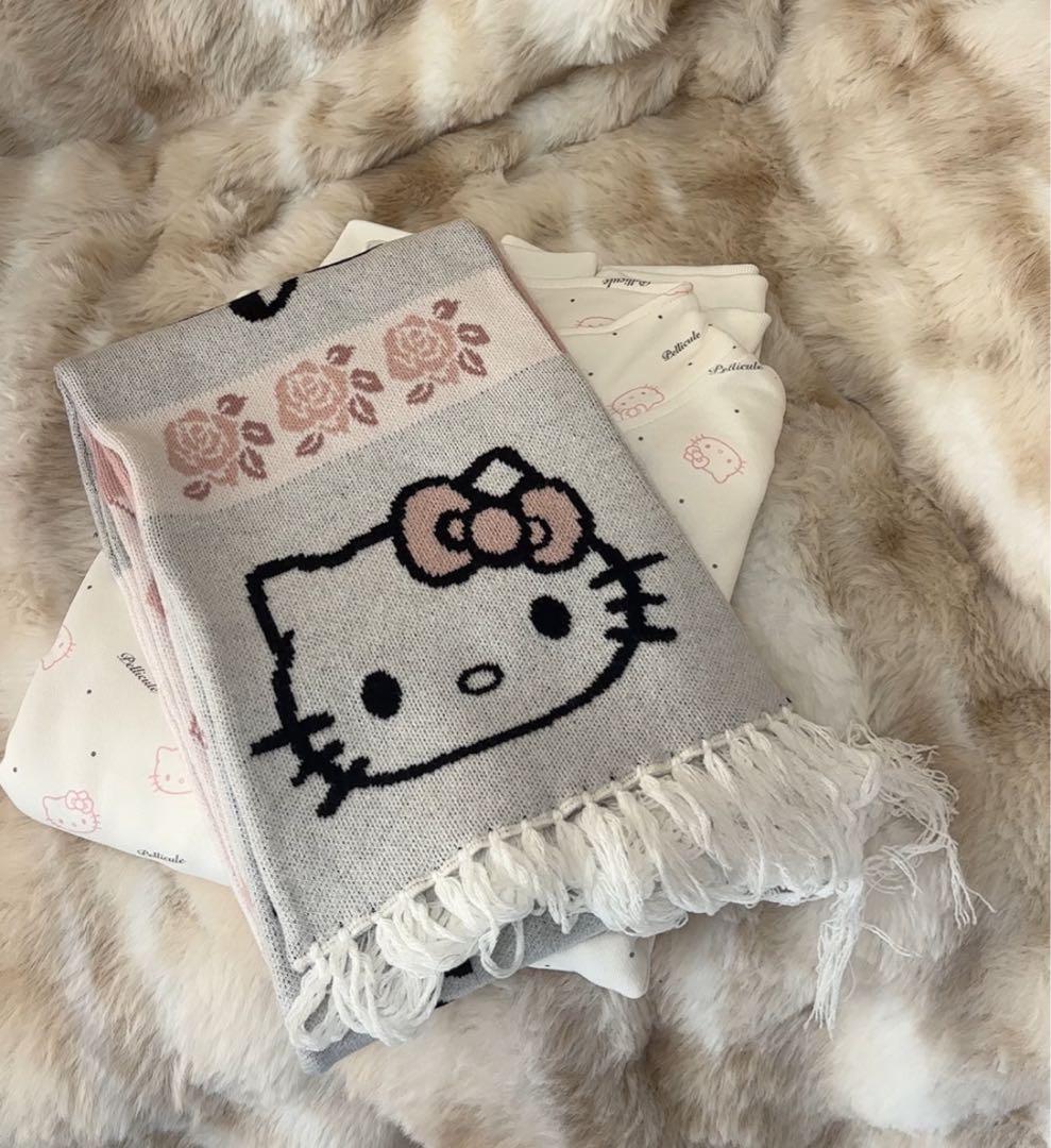 PELLICULE HELLO KITTYマフラーショルダーバッグニット帽