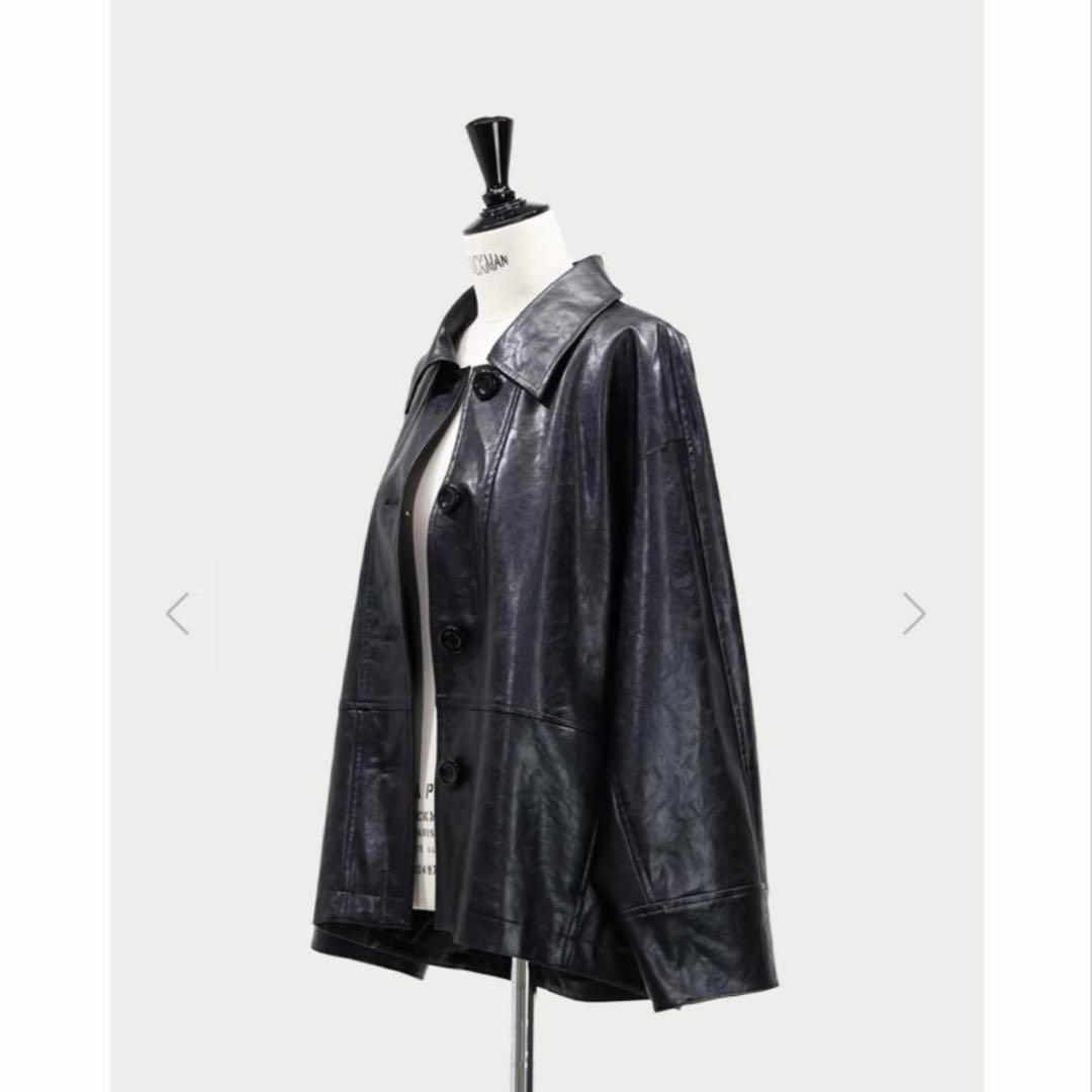 マチャット machatt エコレザージャケット ブラック