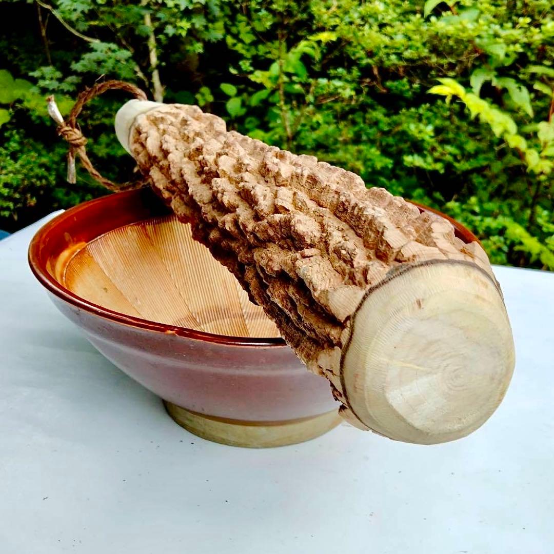 59♦️極上品 特大♦️超極太6.3cm 天然本山椒すりこぎ棒　プロ用　国産山椒の木