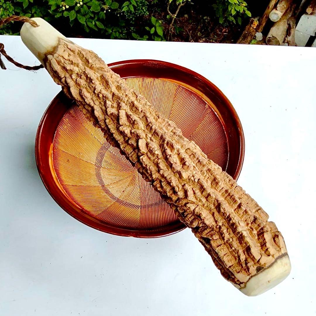 59♦️極上品 特大♦️超極太6.3cm 天然本山椒すりこぎ棒　プロ用　国産山椒の木