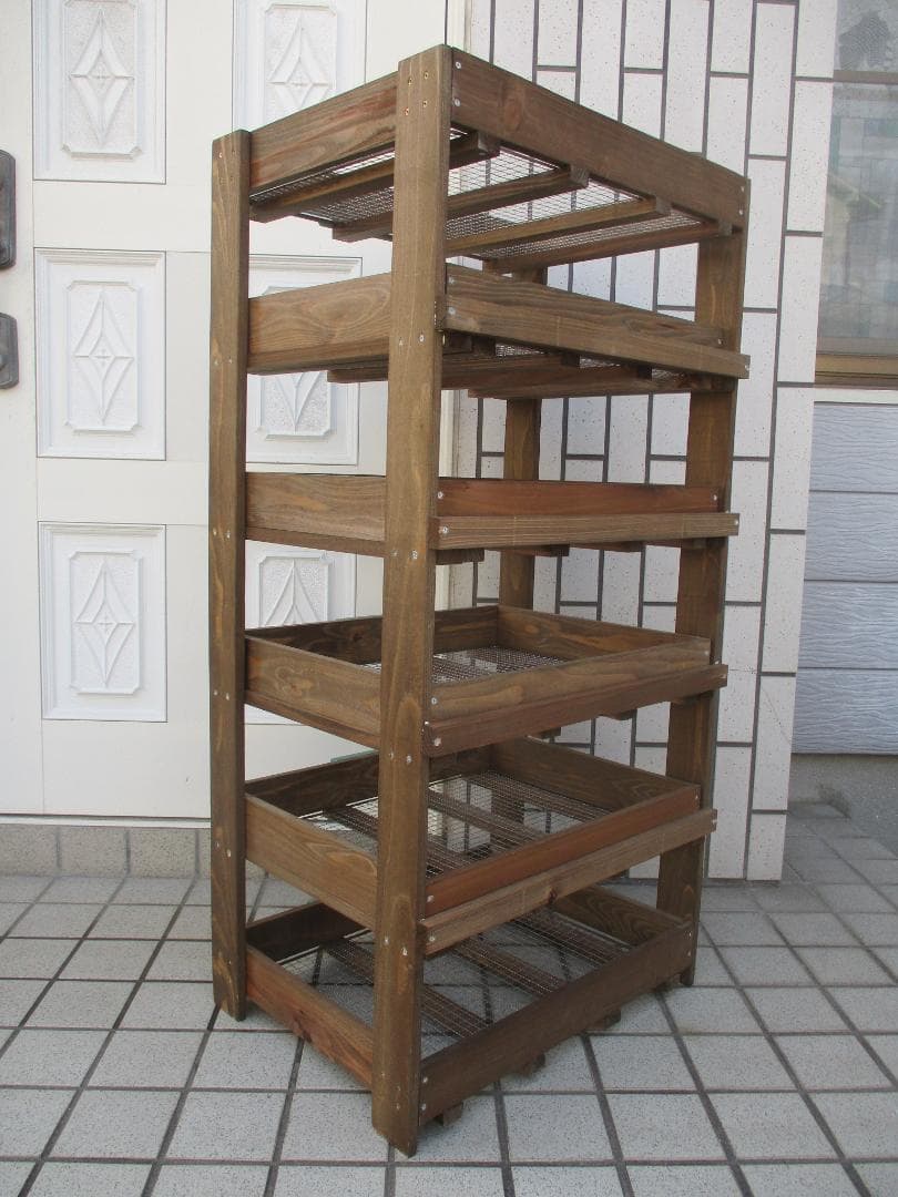 期間限定　６段トレー　多肉棚　プランター　スタンド　多肉植物棚　ラック　アガベ