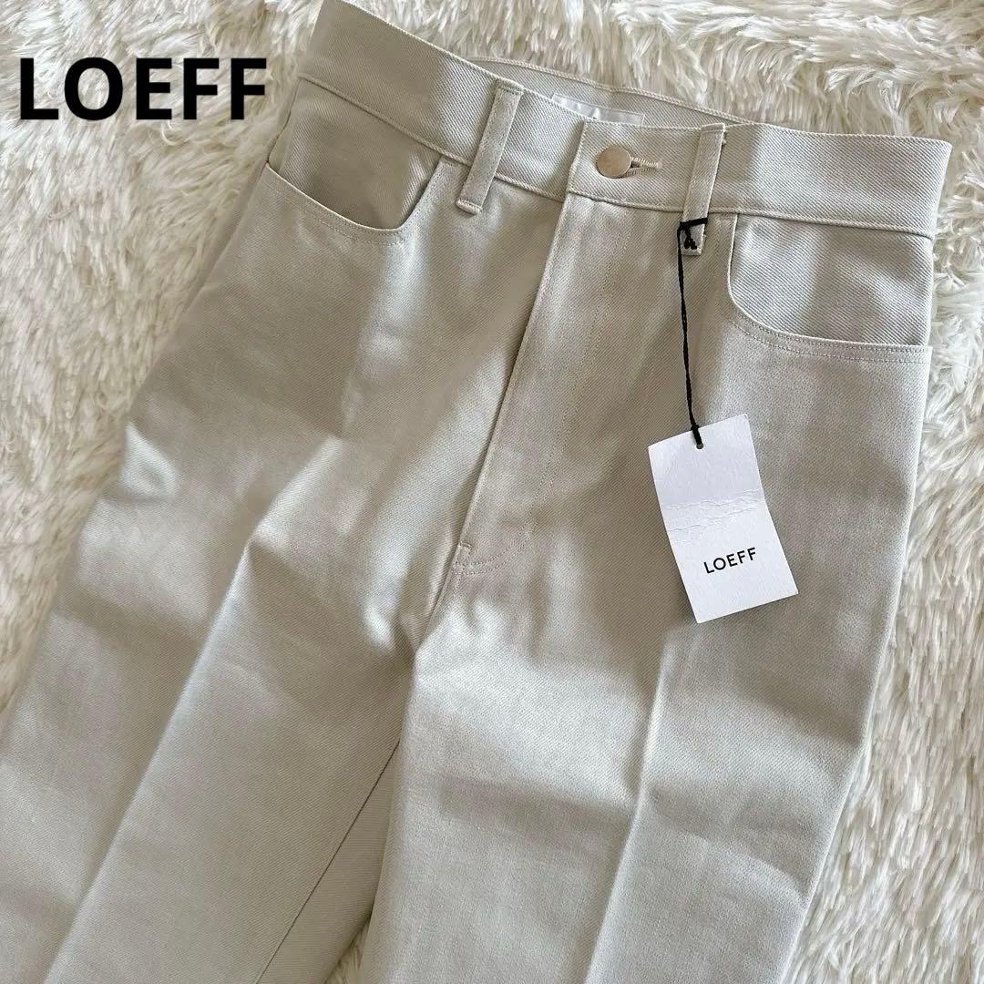 LOEFF ロエフ デニム 13oz パンツ ホワイト サイズ1