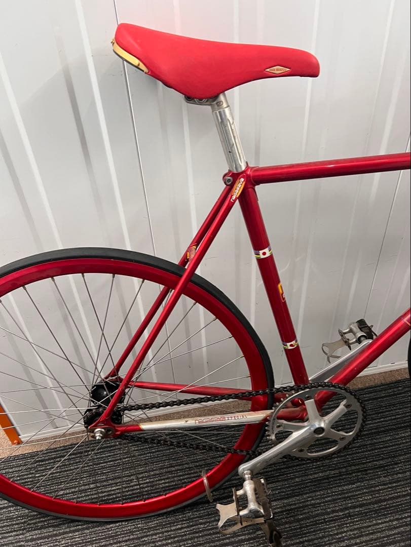 NAGASAWA（ナガサワ）トラックフレーム中野浩一モデル　レーシングレッド塗装