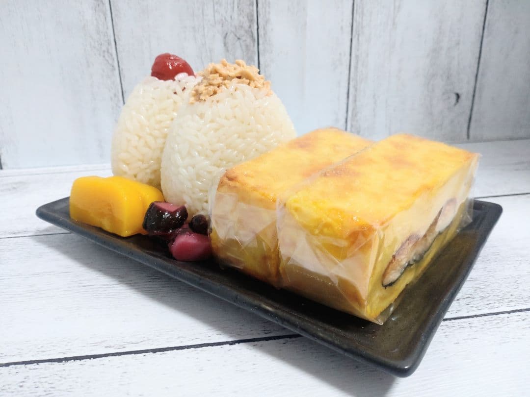 食品サンプル まいづる おにぎり 卵焼き 漬物セット