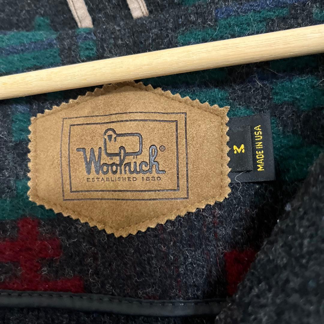 90's カシミア模様　wool rich