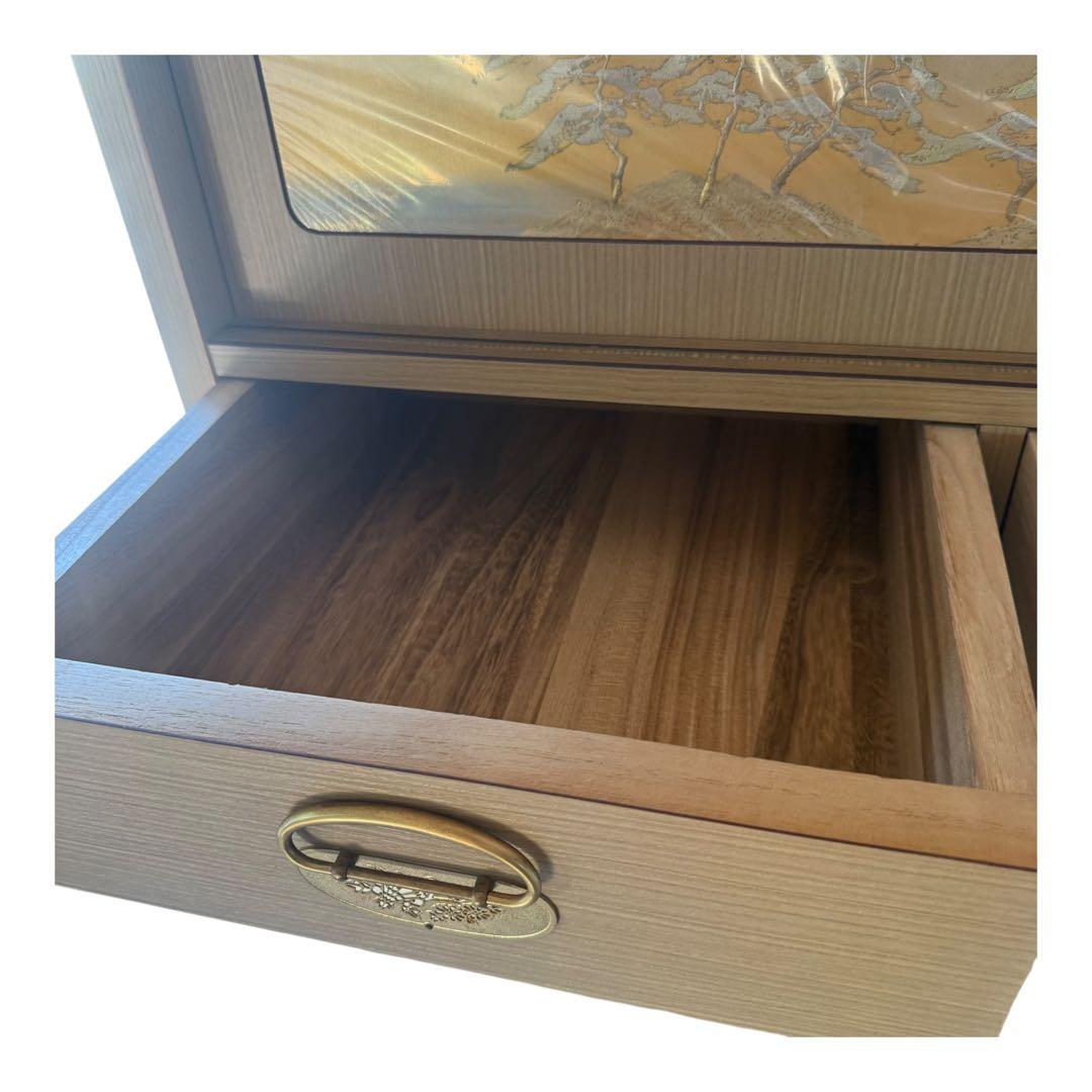 桐箪笥 7段＋上段引き戸収納 和箪笥 着物チェスト 外装：合板 / 内部：桐材