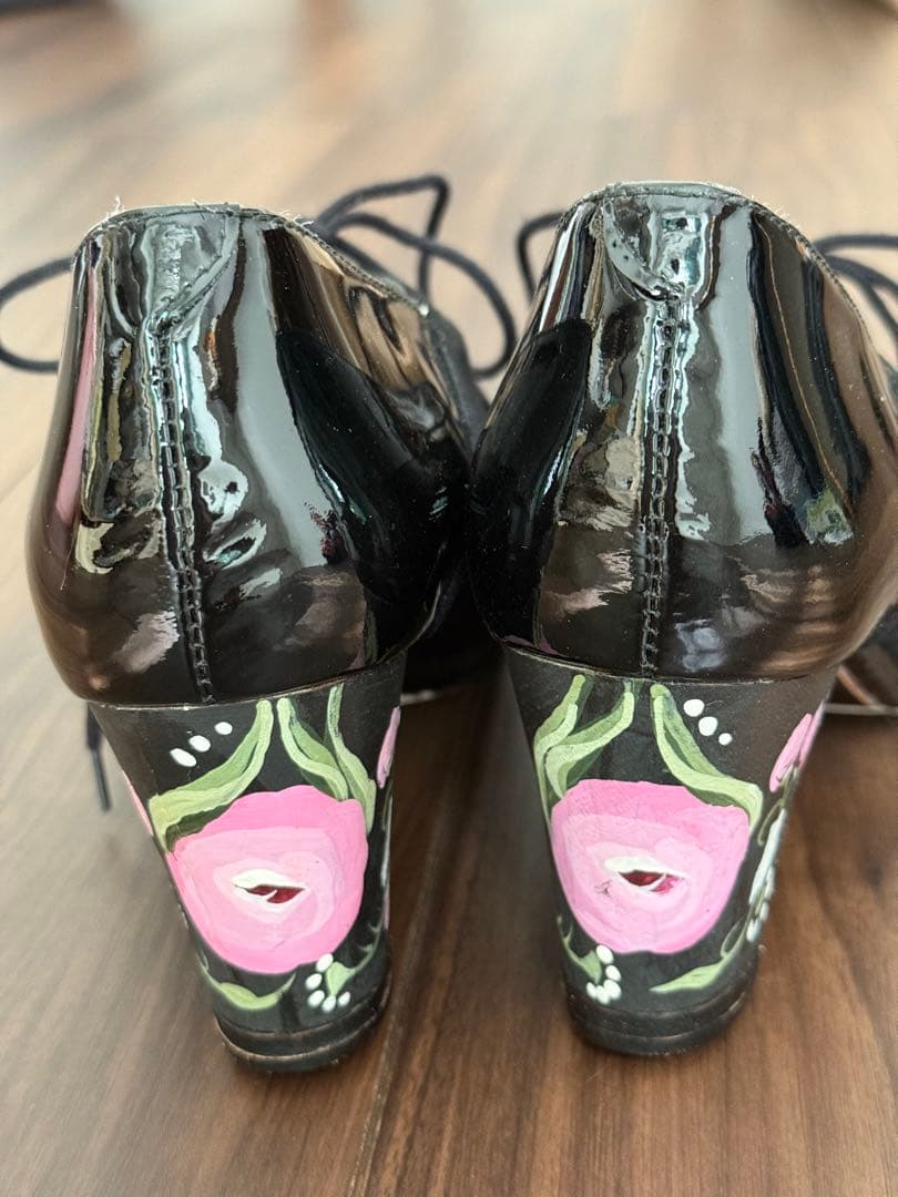 フラメンコシューズ 黒 Begoña Cervera