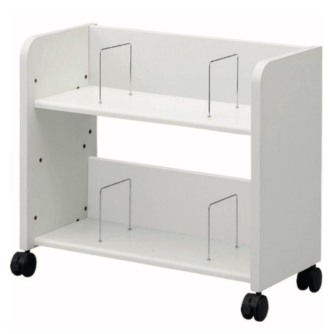 レア商品　サンワサプライ 高耐荷重ファイルワゴン組立式　ホワイト　オフィス収納