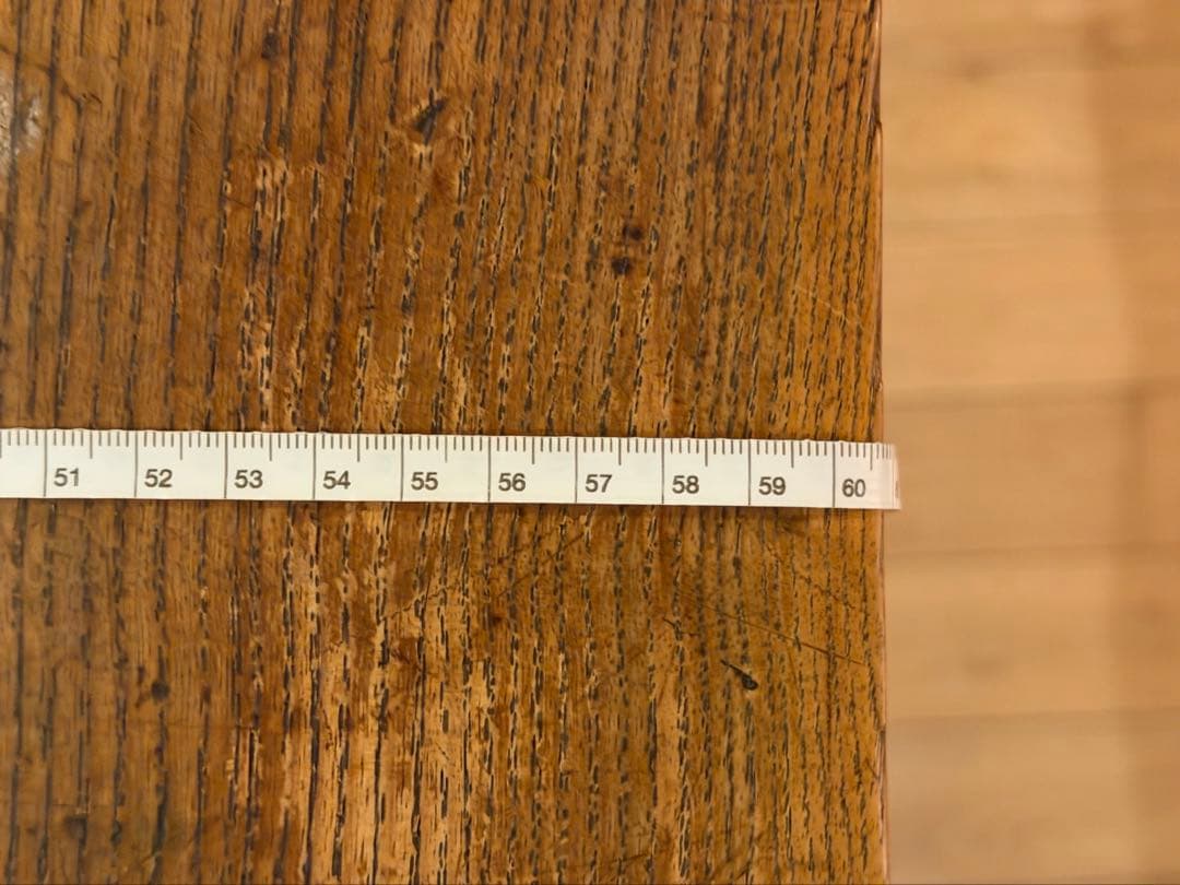 n*t様 アンティークテーブル 棚付き 木製 ブラウン 作業台