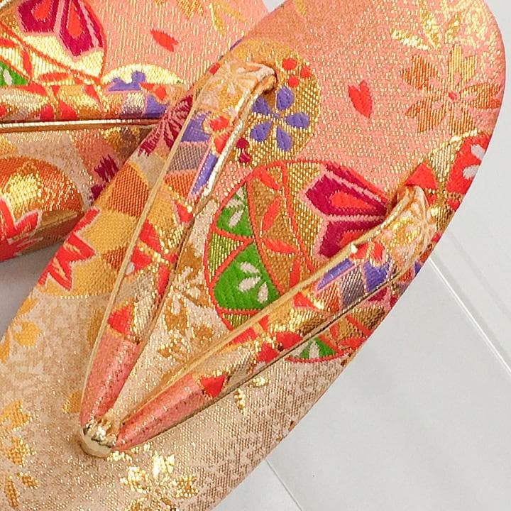 【新品】七五三 はこせこ 女の子 女児 子供 三歳 草履 バッグ 着物 541