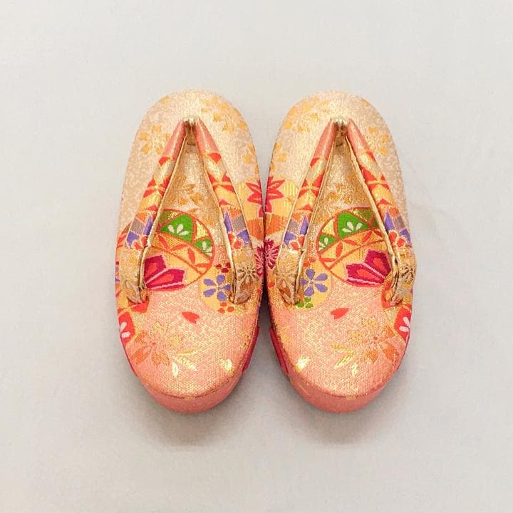 【新品】七五三 はこせこ 女の子 女児 子供 三歳 草履 バッグ 着物 541