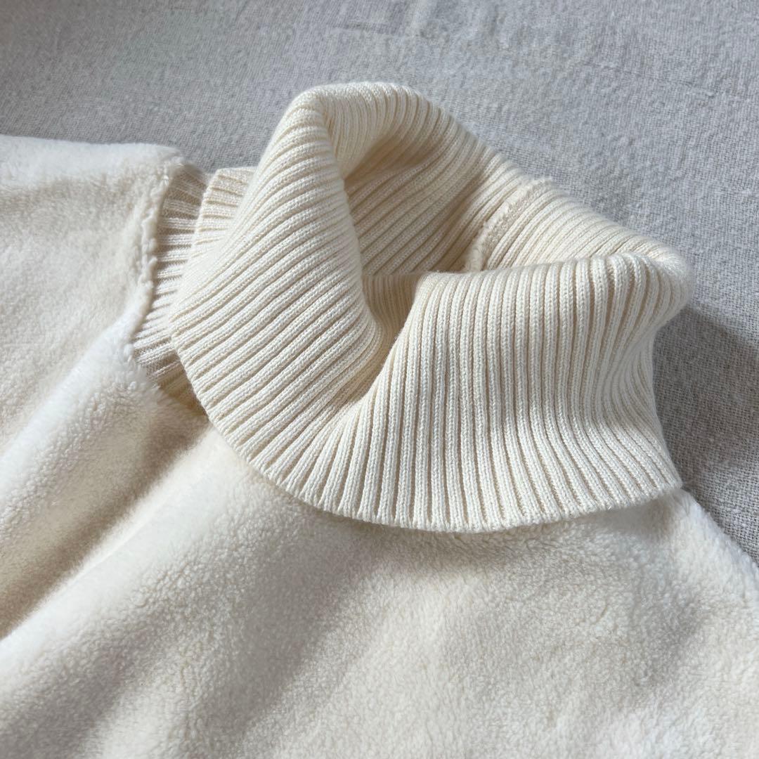 プリスティンꕥオーガニックコットン ファーケープ ボレロ