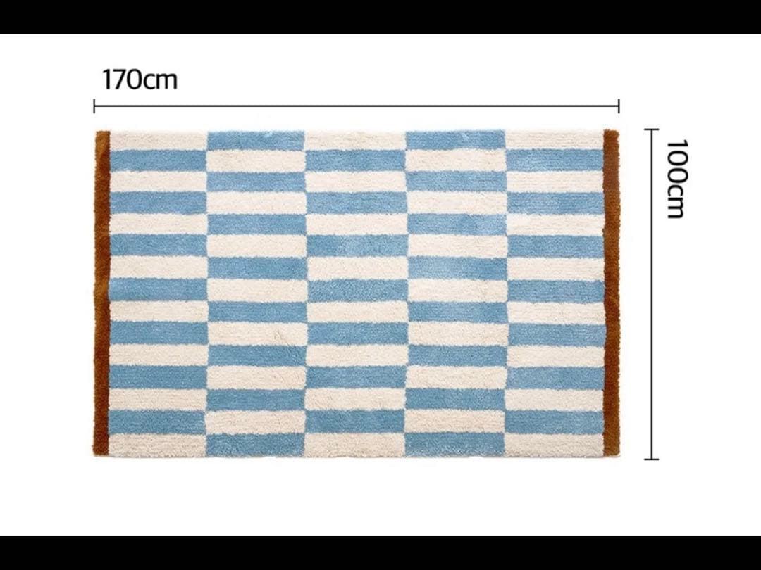 【美品】国内非売品！韓国インテリア　ラグ