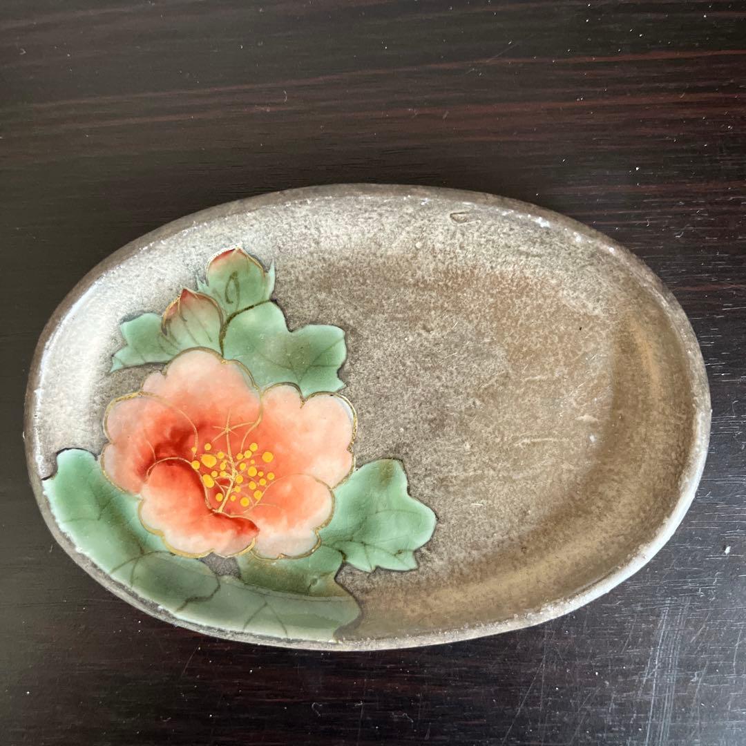 希少⭐︎ 陶あん窯　京焼　銀彩　銘々皿　5枚セット