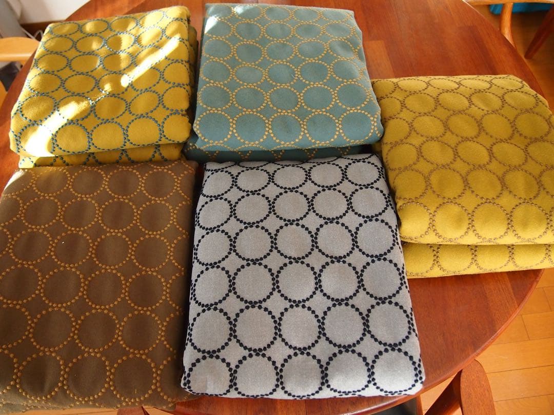 ミナペルホネン ハンドメイド オーク スツール タンバリン 生地 チェア ベンチ