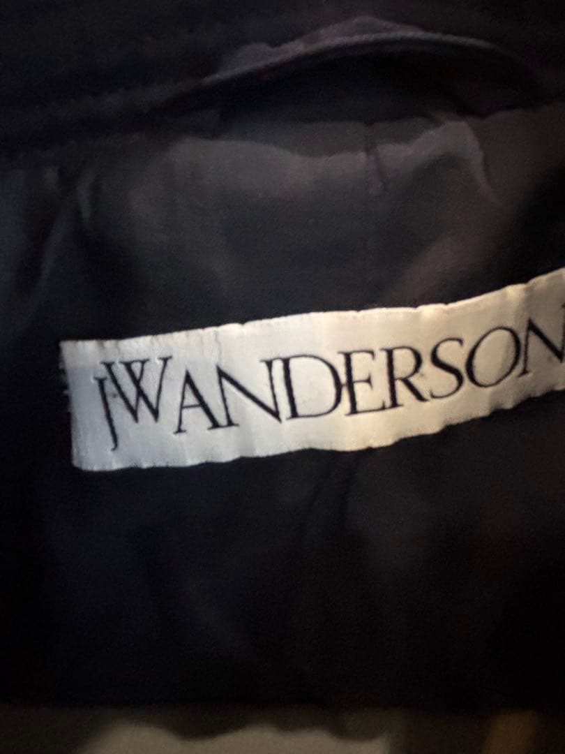 い*可様 JW Anderson 2014SS ダブルブレストコート ネイビー