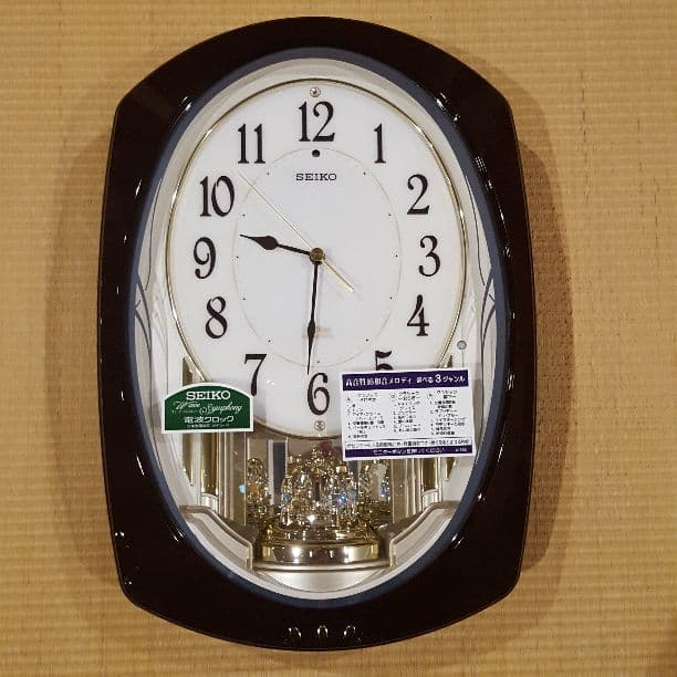 【値引き】SEIKO 電波掛け時計ウェーブシンフォニー