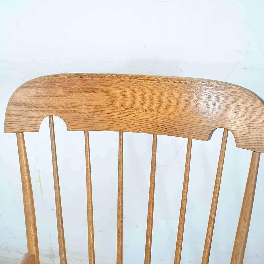 飛騨産業 キツツキ オーク無垢材 ロッキングチェア レトロ　ビンテージ