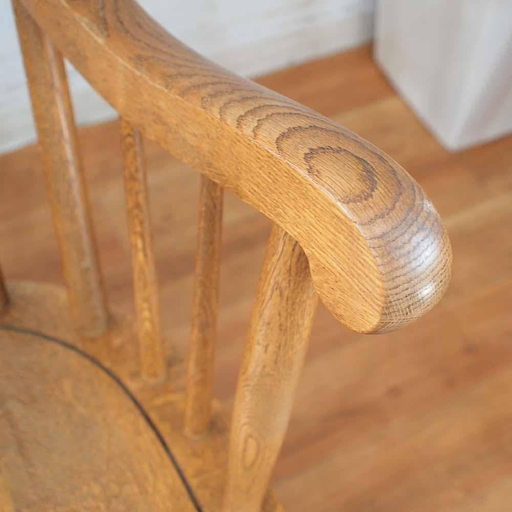 飛騨産業 キツツキ オーク無垢材 ロッキングチェア レトロ　ビンテージ