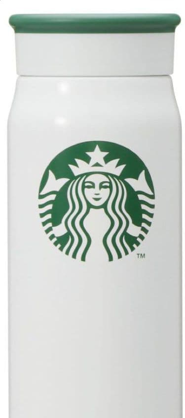 71.スターバックス　ステンレスミニボトルホワイト355mlです^_^