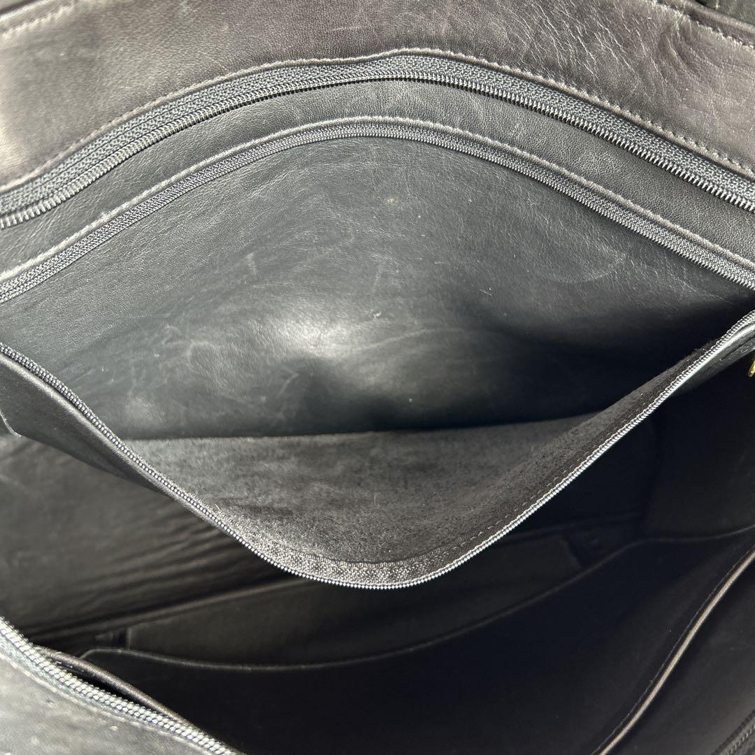 【希少】オールドコーチ COACH トートバッグ ブラック レザー 本革 金具