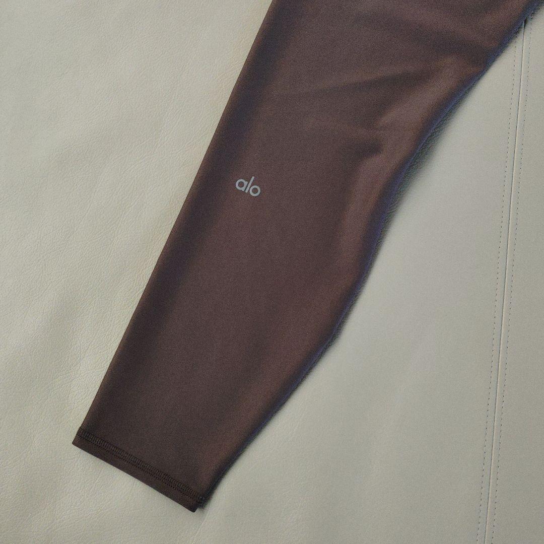 【試着のみ】aloYOGA ハイウエストレギンスLサイズ レーズンネッツ