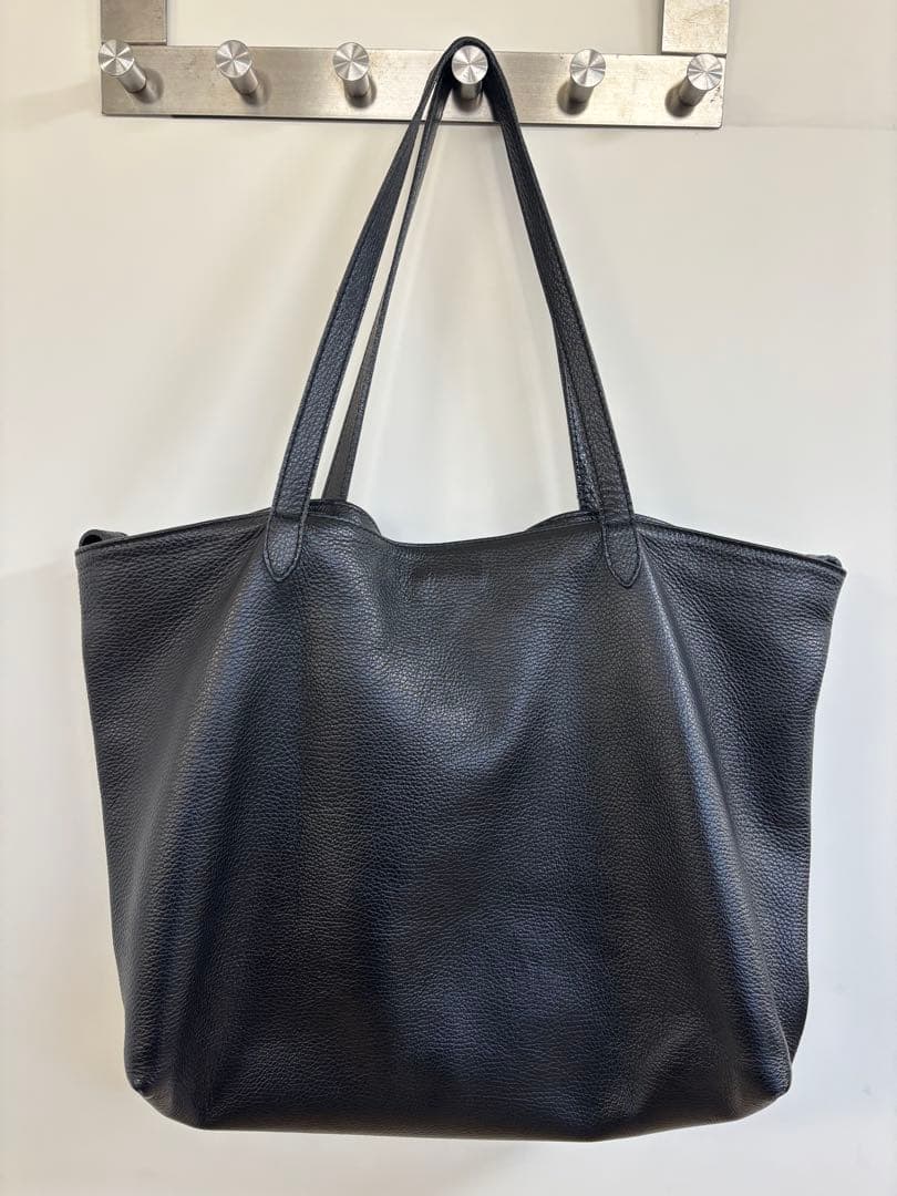 Pelliccia イタリア製 レザートートバッグ 黒&灰 2つセット