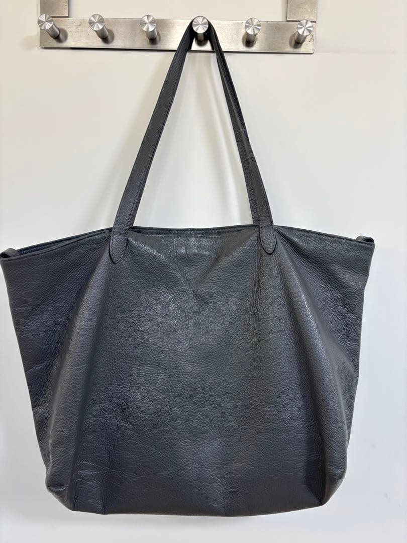 Pelliccia イタリア製 レザートートバッグ 黒&灰 2つセット