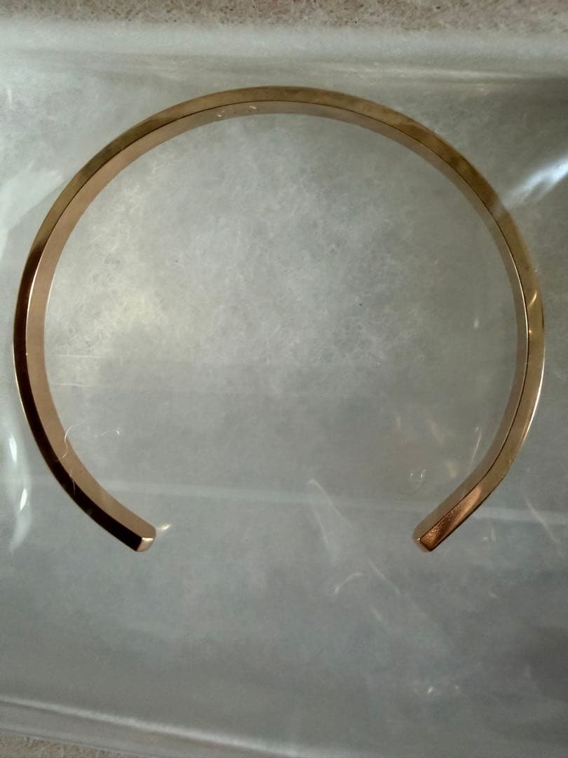 【新品未使用】CTHY シルバーローズゴールド バングル　シルバー925 セット