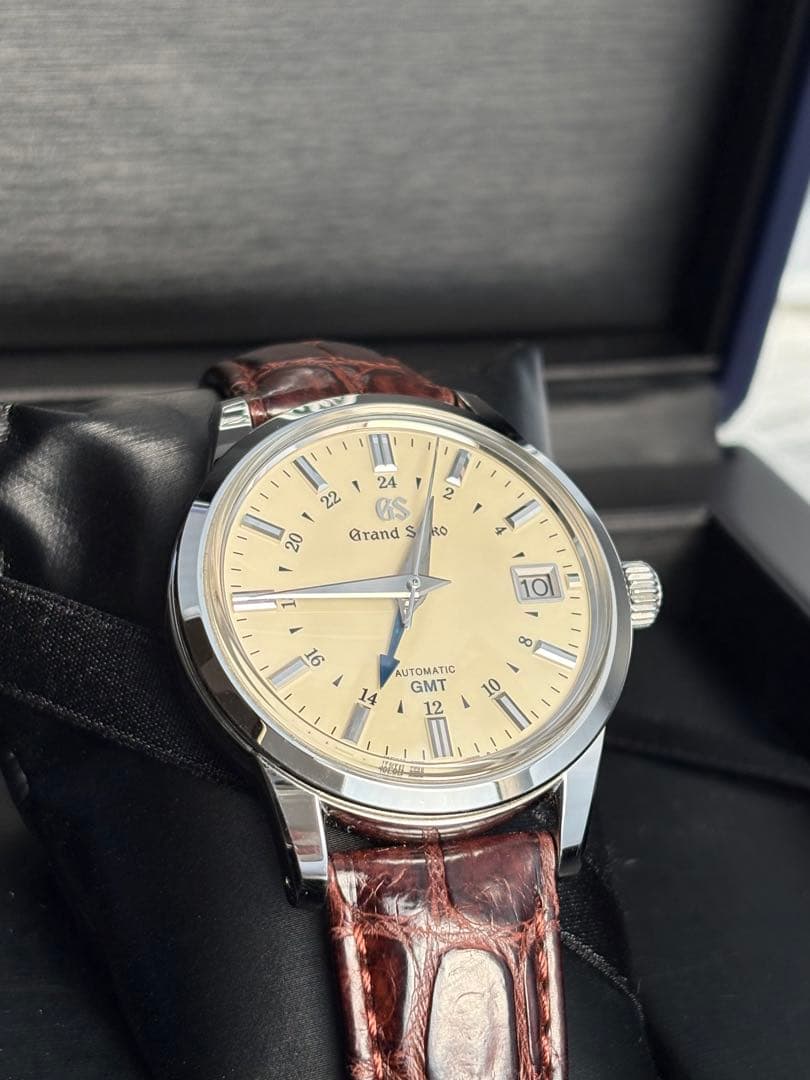 87様用SBGM221 グランドセイコー GMT クロコダイル エレガンスコレ