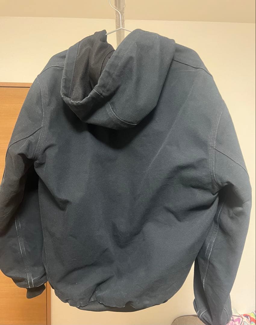 Carhartt アクティブジャケット ブラック Mサイズ フード付き