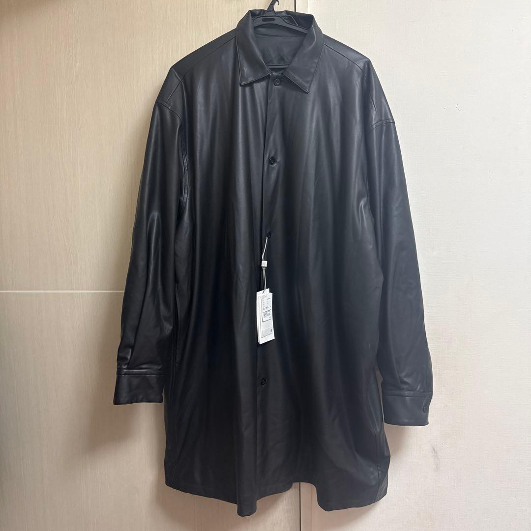 n*w様 Ameri Vintage FAKE LEATHER SHIRT JA