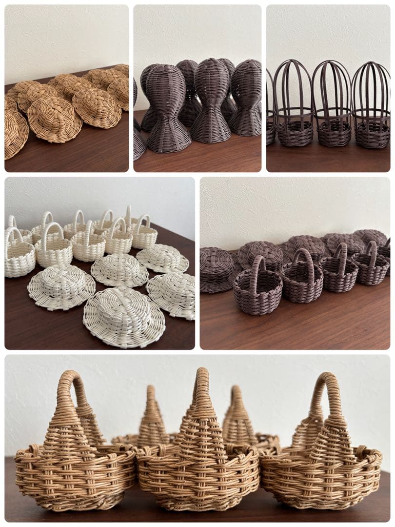 めい様ご確認用のページです。クラフトバンドミニバスケット他