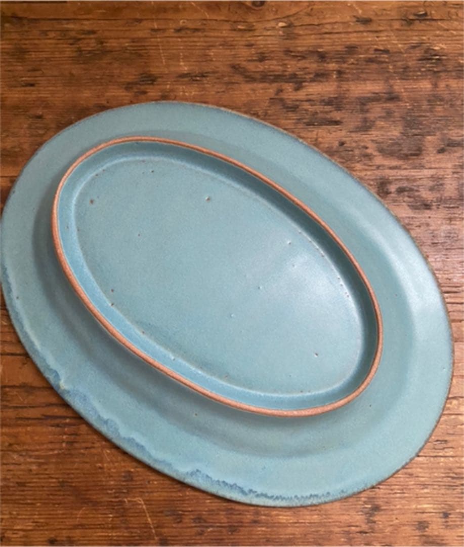 松塚裕子　レリーフ　オーバルプレート　 Lサイズ