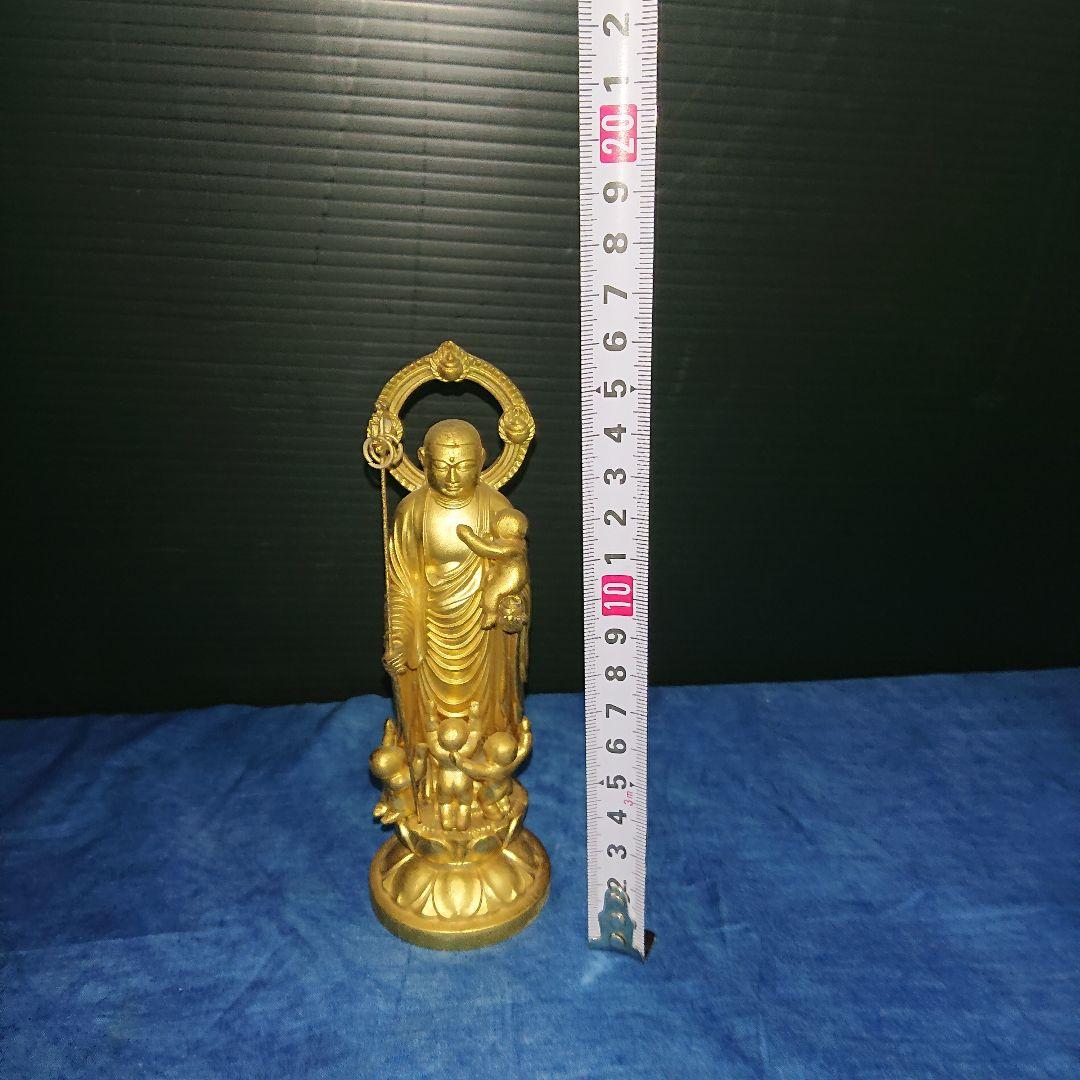 仏教美術、古銅鍍金僧形立像