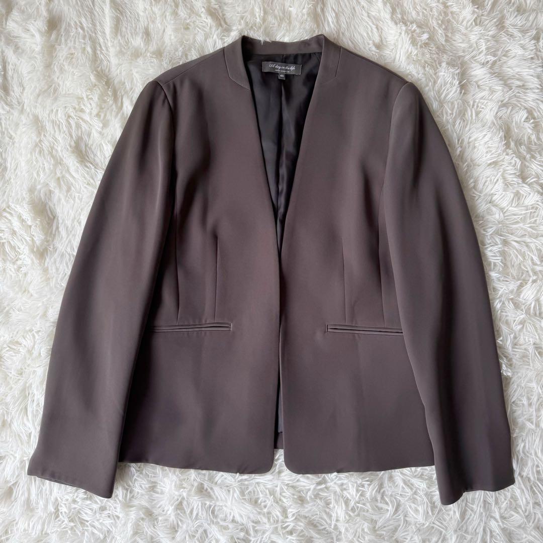 Green Label Relaxingセットアップスーツ40 L相当 手洗可⑤