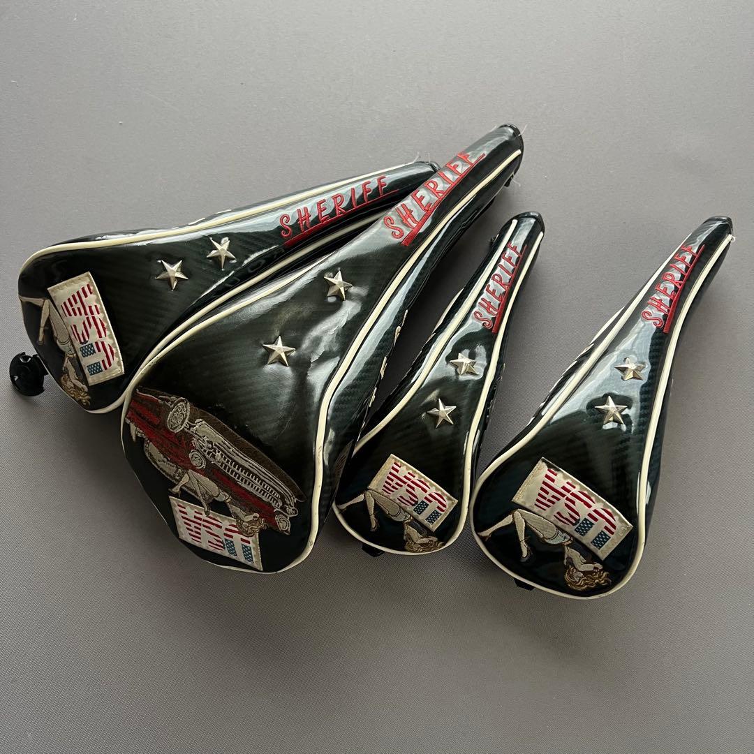 Sheriff シェリフ　限定　キャディバッグ ヘッドカバー セット　ゴルフ