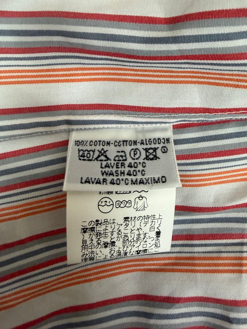 シ*キ様 【未使用品】 HERMES 【ストライプ シャツ】 エルメス フランス