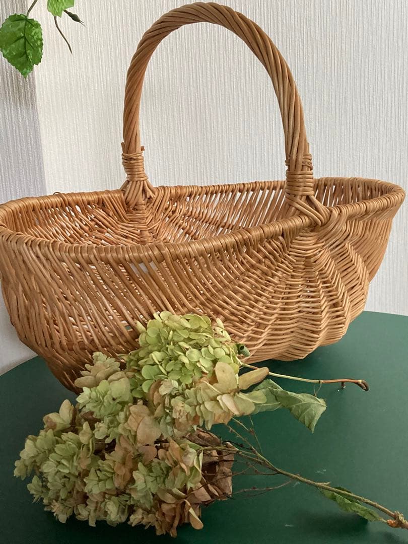 [新品未使用] 手提げ花籠　＊イギリス製　F.O.B COOP フォブコープ