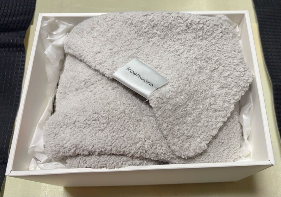 [新品未使用]カシウェア　ブランケット　グレー　ハーフ