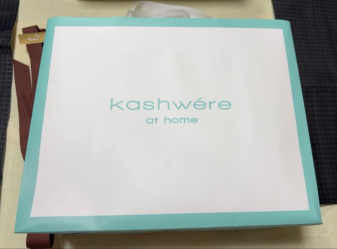 [新品未使用]カシウェア　ブランケット　グレー　ハーフ