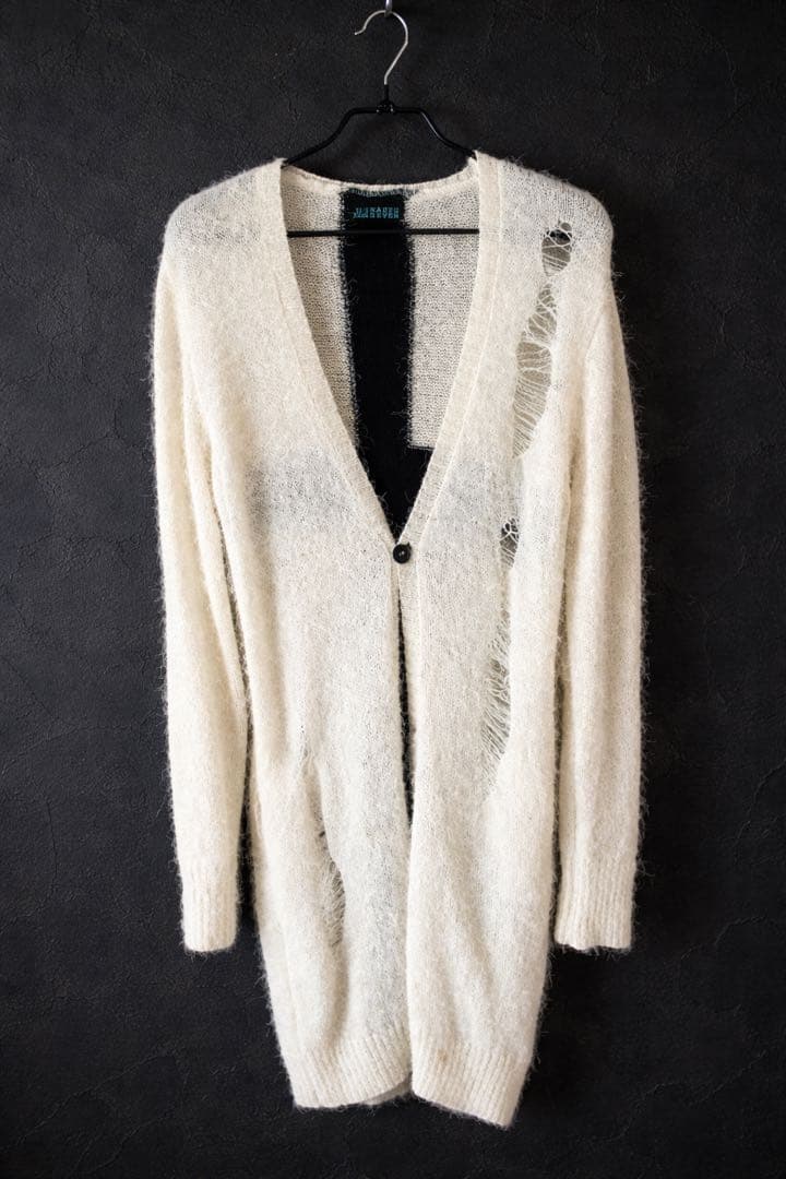 NAOTO SEVEN クロス柄カーディガン