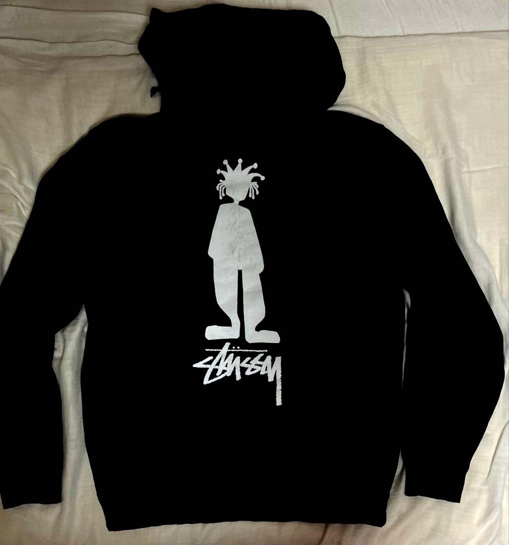 Stussy パーカー シャドーマン 人気 バックプリント