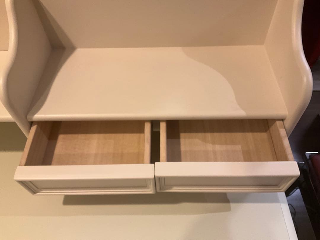 デスク/ローラアシュレイ/シェルフ/引き出し/ドーセットチルドレン/アイボリー