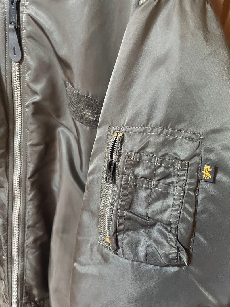 年明けセール カーキ alpha ma1 ma-1 90s