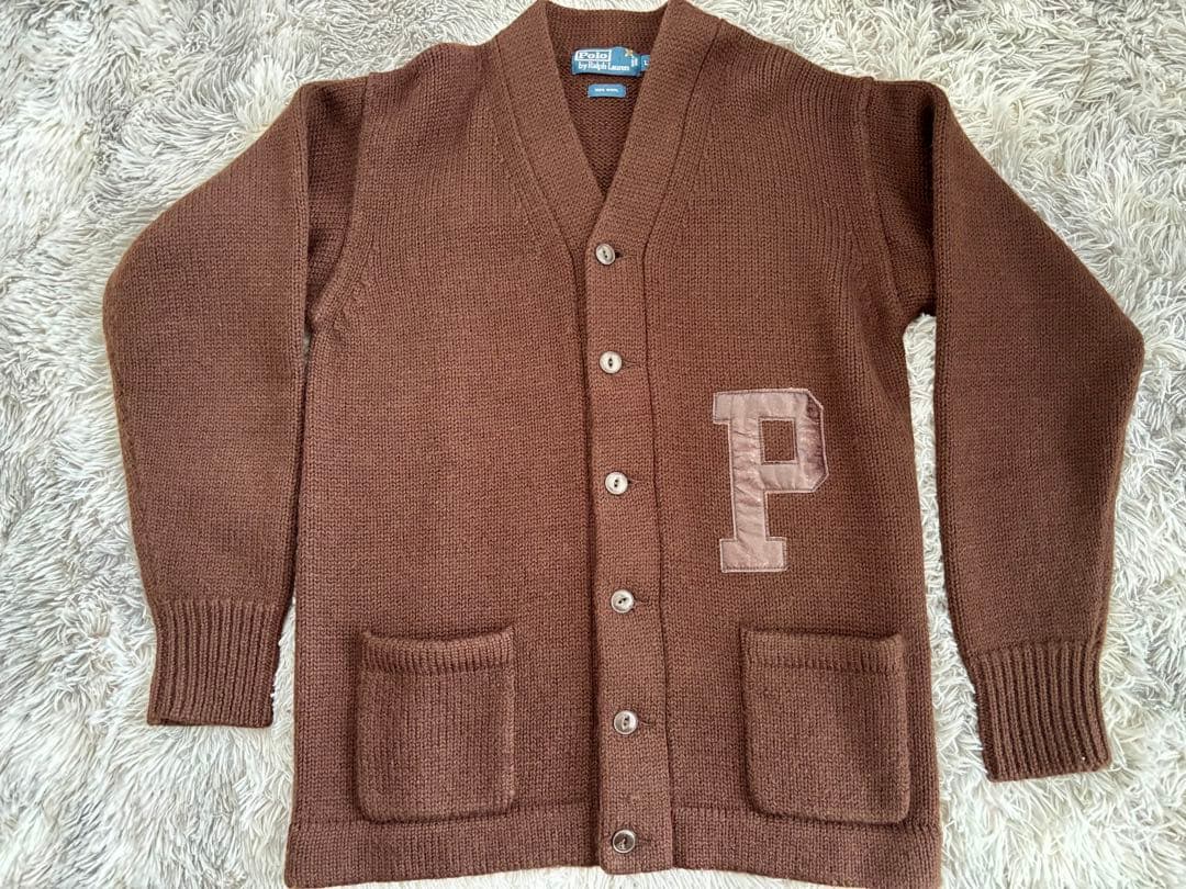 【未使用】POLO RALPH LAUREN ウールカーディガン Lサイズ