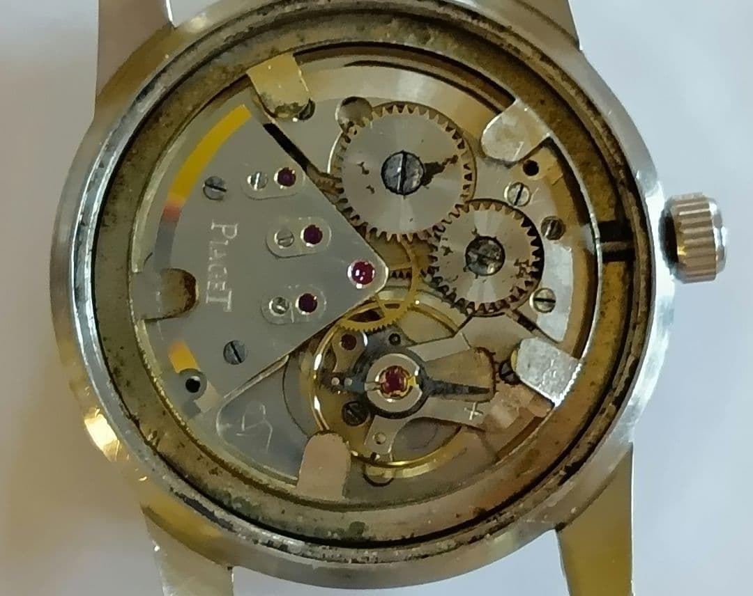 ピアジェ Piaget ヴィンテージ 手巻き腕時計 ブラック