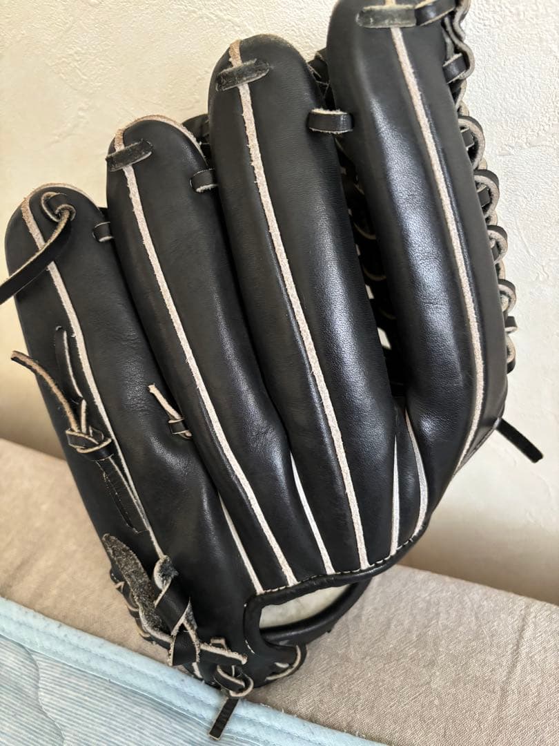 Mizuno 硬式グローブ ブラック 右投げ用