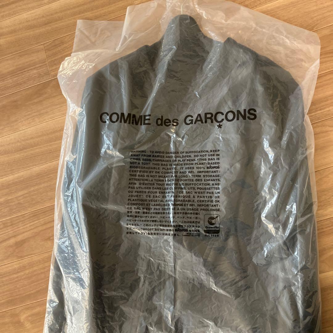 新品 コムデギャルソン コート 4本袖 フェイクレザー 本ライン 川久保玲 希少