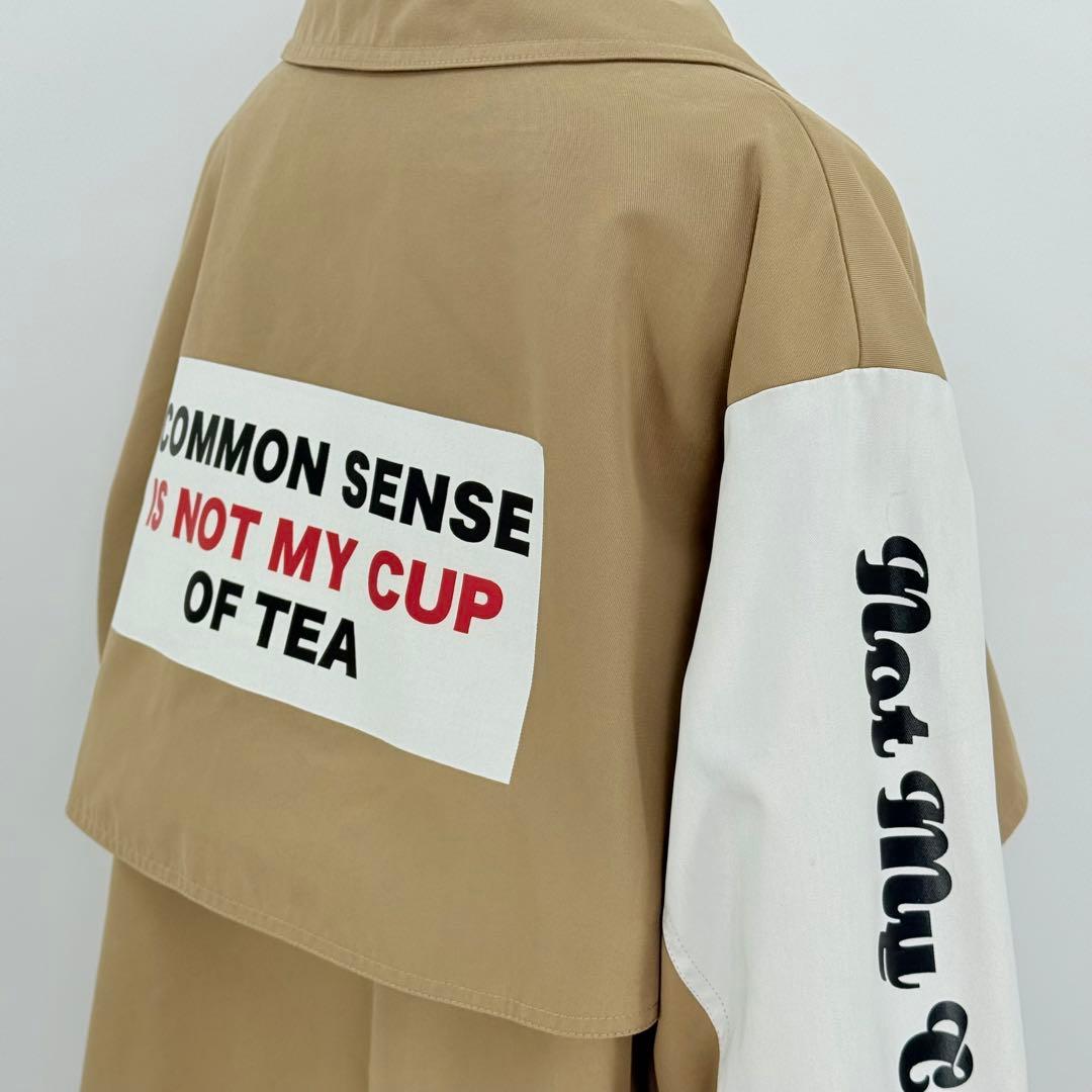 ロゴ可愛い✨ THOMAS MAGPIE トレンチコート ベージュ ベルト付き